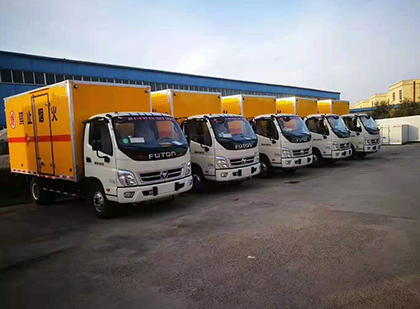 运粮湖管理区爆破器材运输车